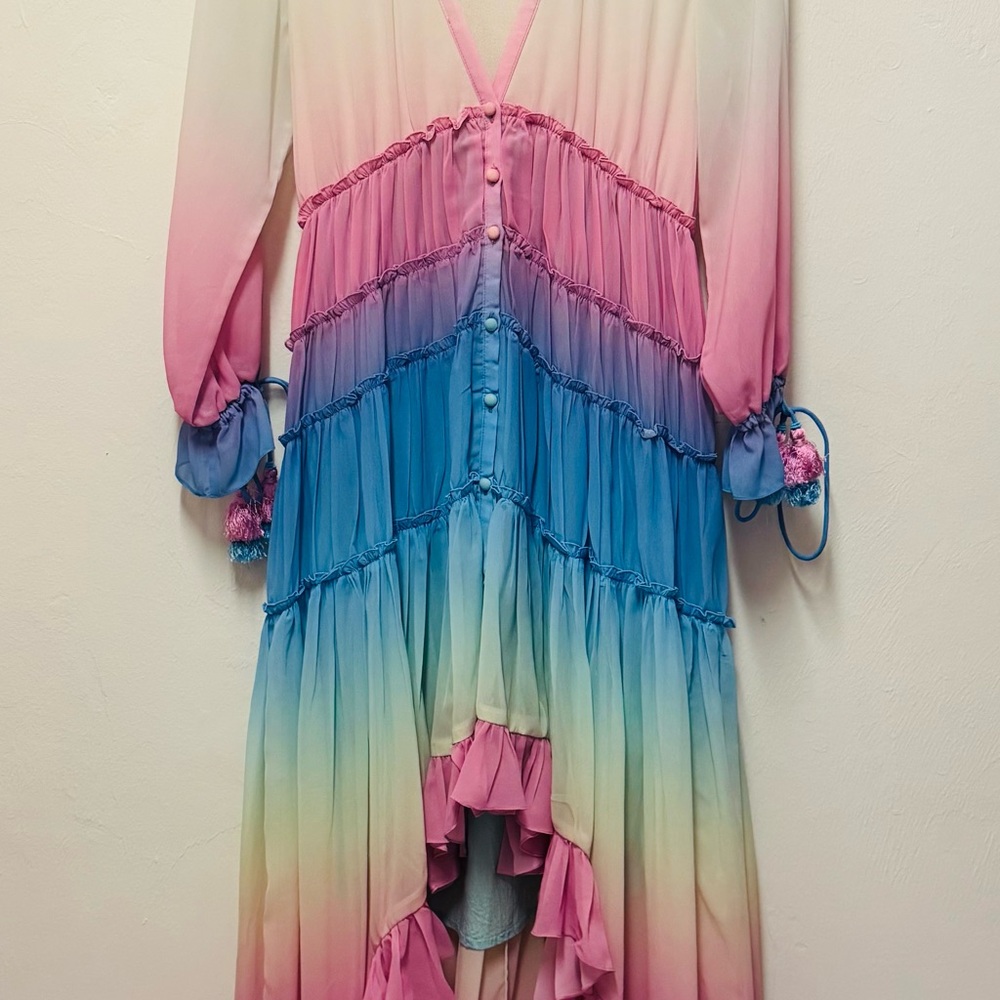 Colorful Gradient Maxi Dress - Picture 2 of 5